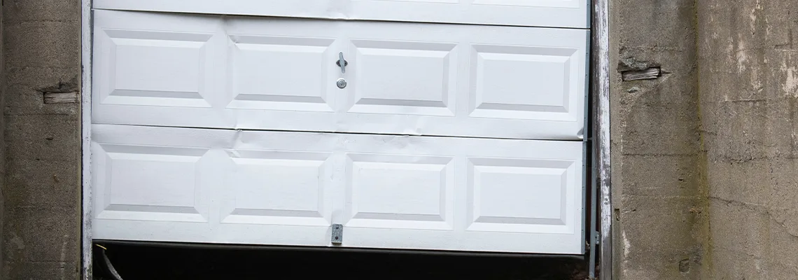 Garage Door Got Hit By A Car Dent Removal in Huntley, IL