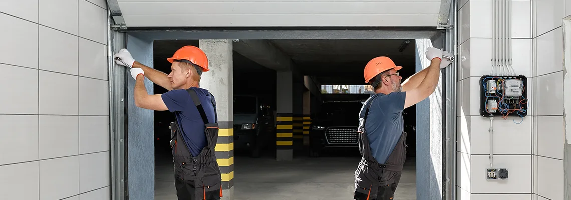 Wooden Garage Door Frame Repair in Huntley, Illinois